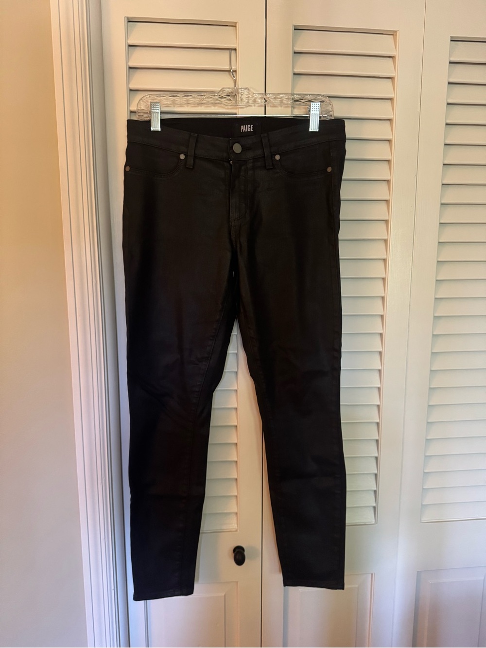PAIGE Black Skinny Jeans